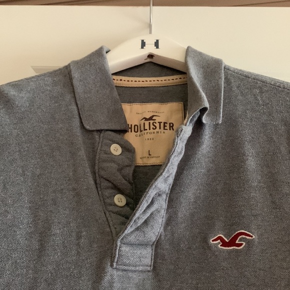 Hollister grey polo - Picture 2 of 3